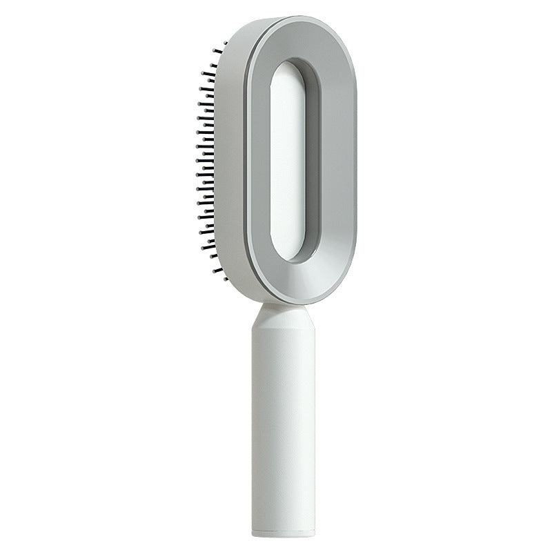 Self Cleaning Hair Brush For Women One-key Cleaning Hair Loss Airbag Massage Scalp Comb Anti-Static Hairbrush - Daily Best Choice