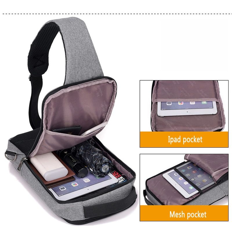 Anti-Theft USB Chest Bag - Daily Best Choice