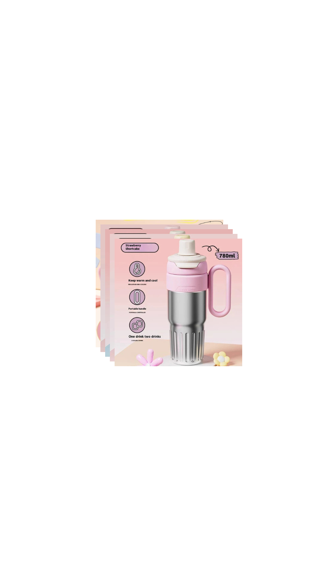 Good Luck Handle Thermosbecher – 780 ml
