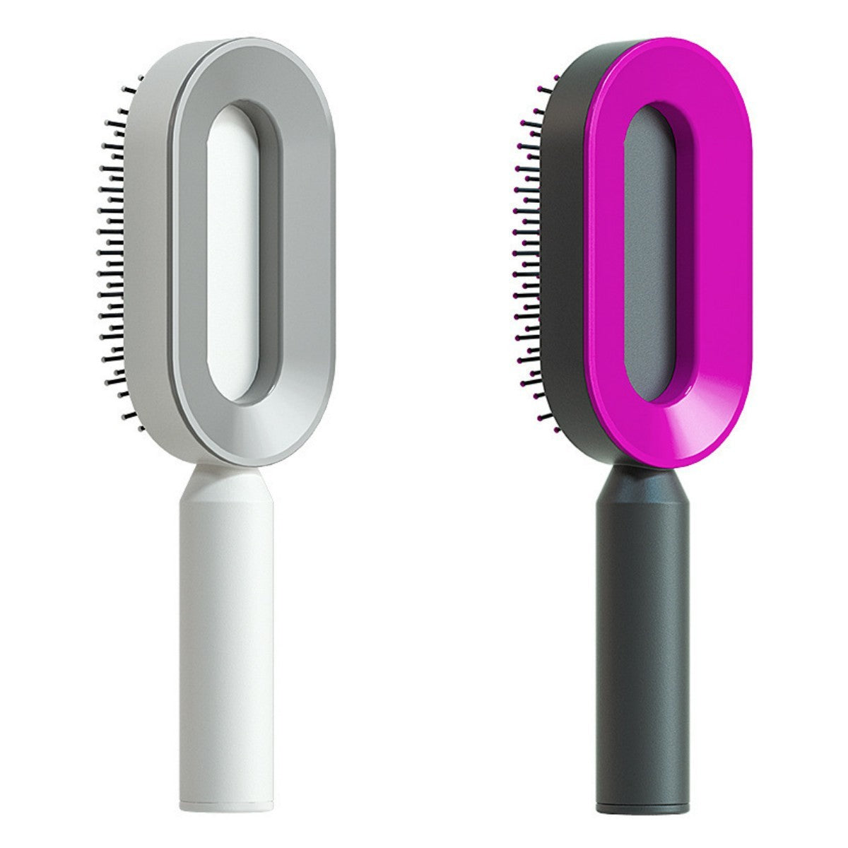 Self Cleaning Hair Brush For Women One-key Cleaning Hair Loss Airbag Massage Scalp Comb Anti-Static Hairbrush - Daily Best Choice