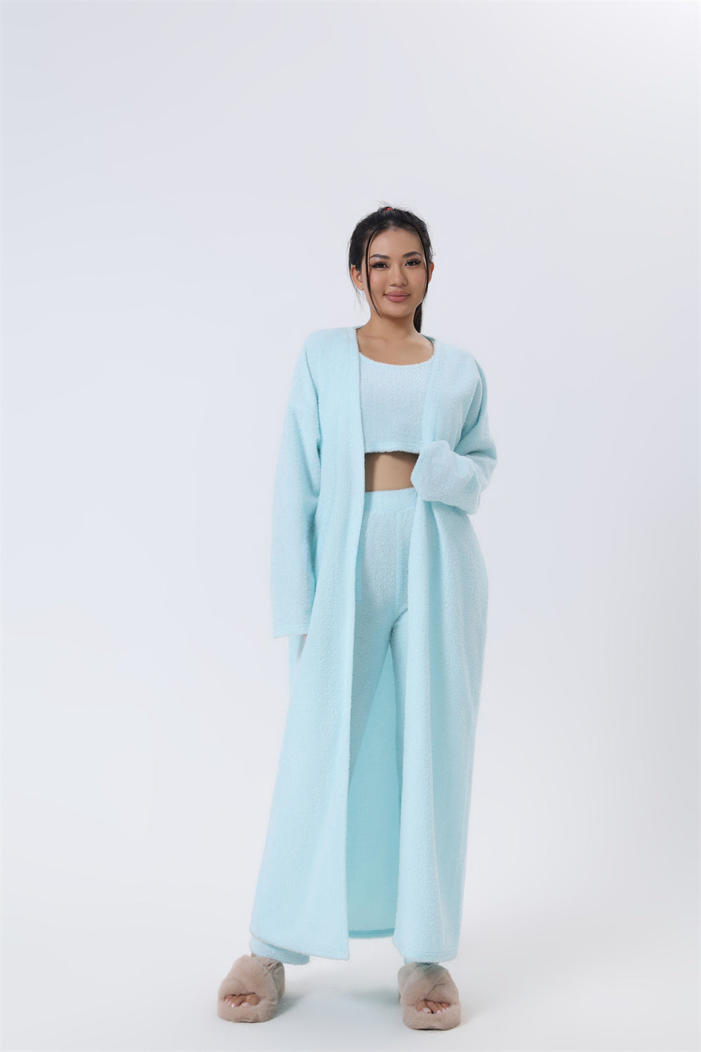 Cozy 3-Piece Pajama Set for Women - Daily Best Choice