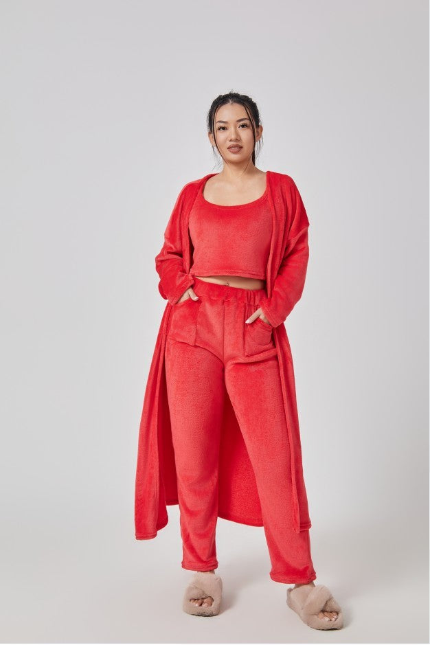 Cozy 3-Piece Pajama Set for Women - Daily Best Choice