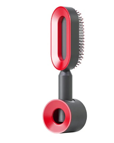 Self Cleaning Hair Brush For Women One-key Cleaning Hair Loss Airbag Massage Scalp Comb Anti-Static Hairbrush - Daily Best Choice