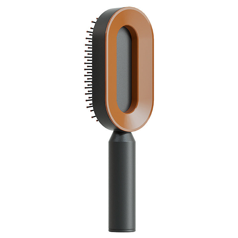 Self Cleaning Hair Brush For Women One-key Cleaning Hair Loss Airbag Massage Scalp Comb Anti-Static Hairbrush - Daily Best Choice