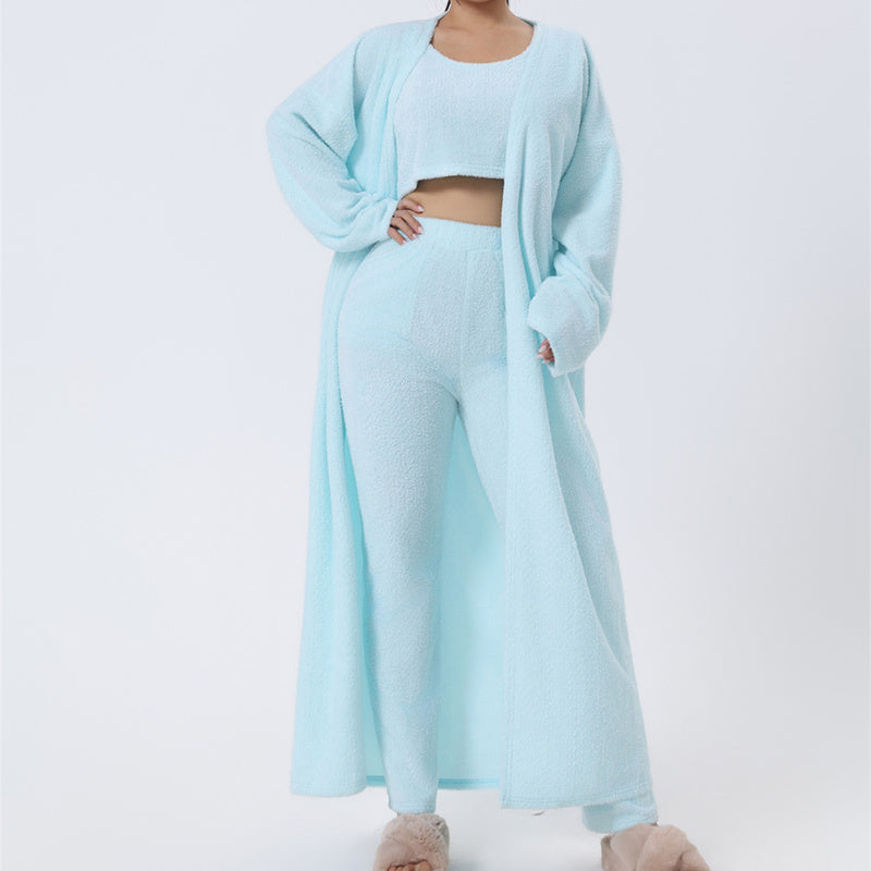 Cozy 3-Piece Pajama Set for Women - Daily Best Choice