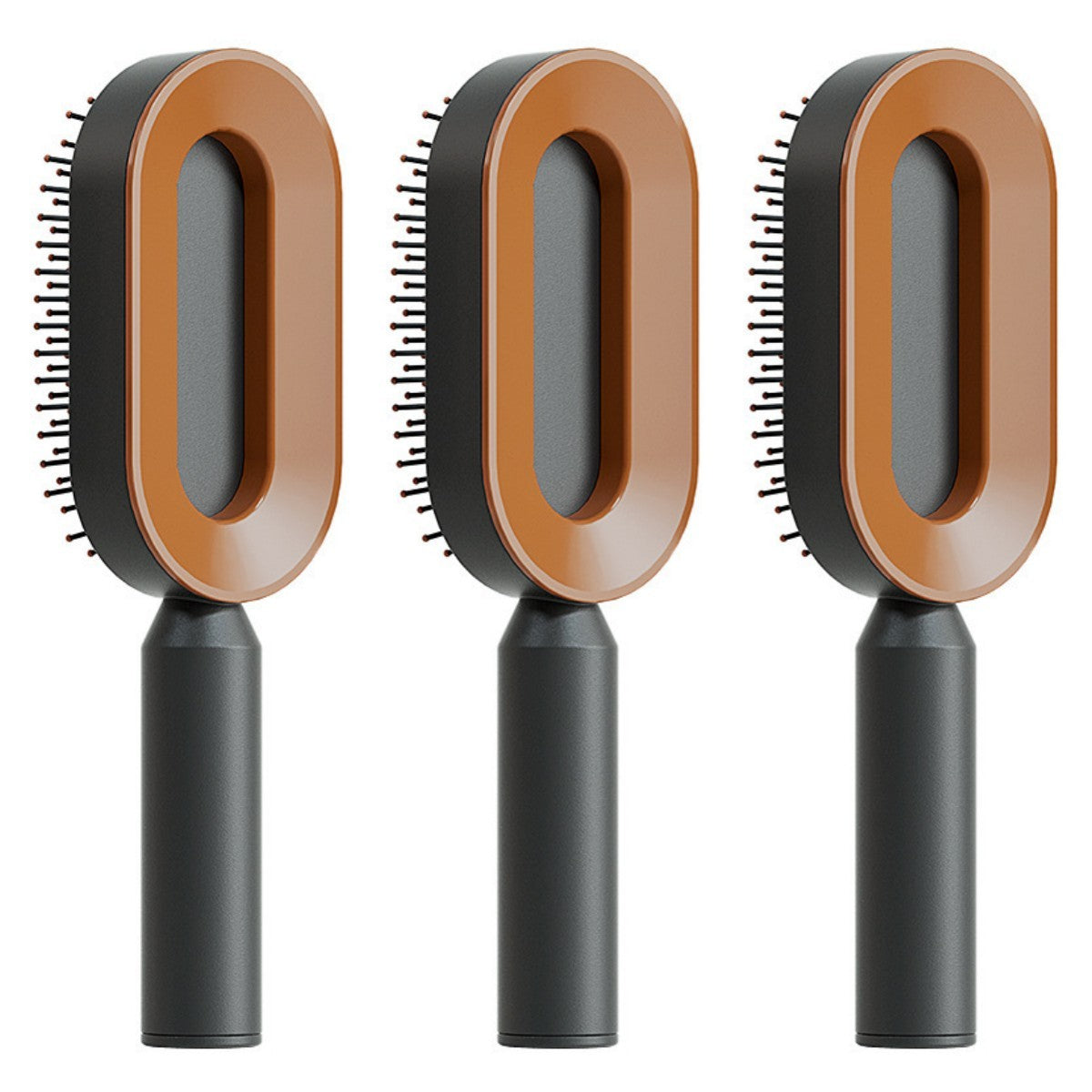 Self Cleaning Hair Brush For Women One-key Cleaning Hair Loss Airbag Massage Scalp Comb Anti-Static Hairbrush - Daily Best Choice