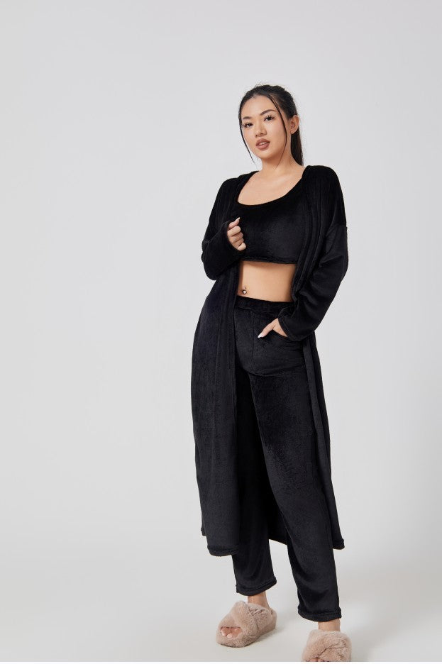 Cozy 3-Piece Pajama Set for Women - Daily Best Choice