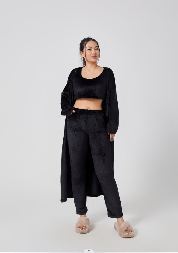 Cozy 3-Piece Pajama Set for Women - Daily Best Choice