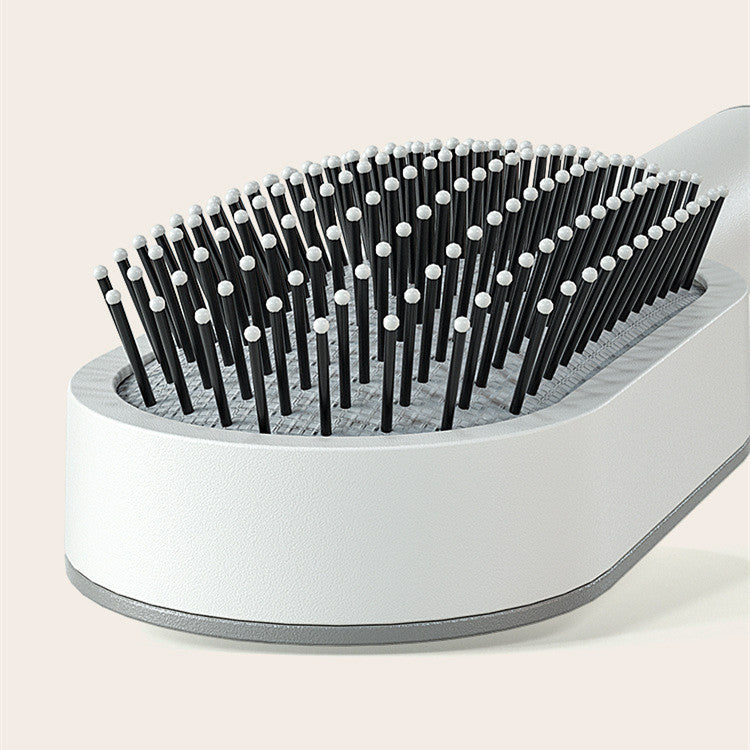 Self Cleaning Hair Brush For Women One-key Cleaning Hair Loss Airbag Massage Scalp Comb Anti-Static Hairbrush - Daily Best Choice