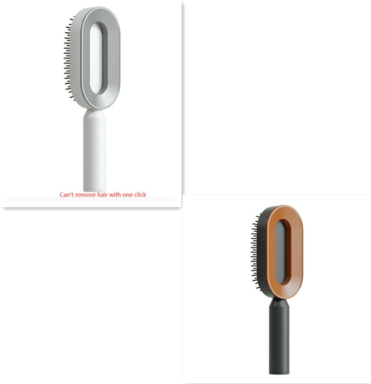 Self Cleaning Hair Brush For Women One-key Cleaning Hair Loss Airbag Massage Scalp Comb Anti-Static Hairbrush - Daily Best Choice