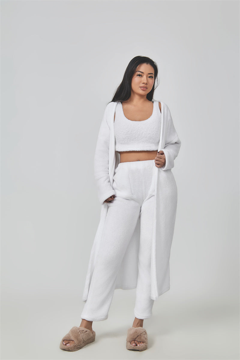 Cozy 3-Piece Pajama Set for Women - Daily Best Choice