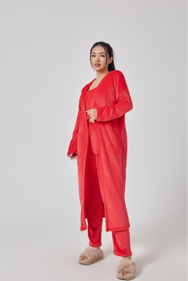 Cozy 3-Piece Pajama Set for Women - Daily Best Choice
