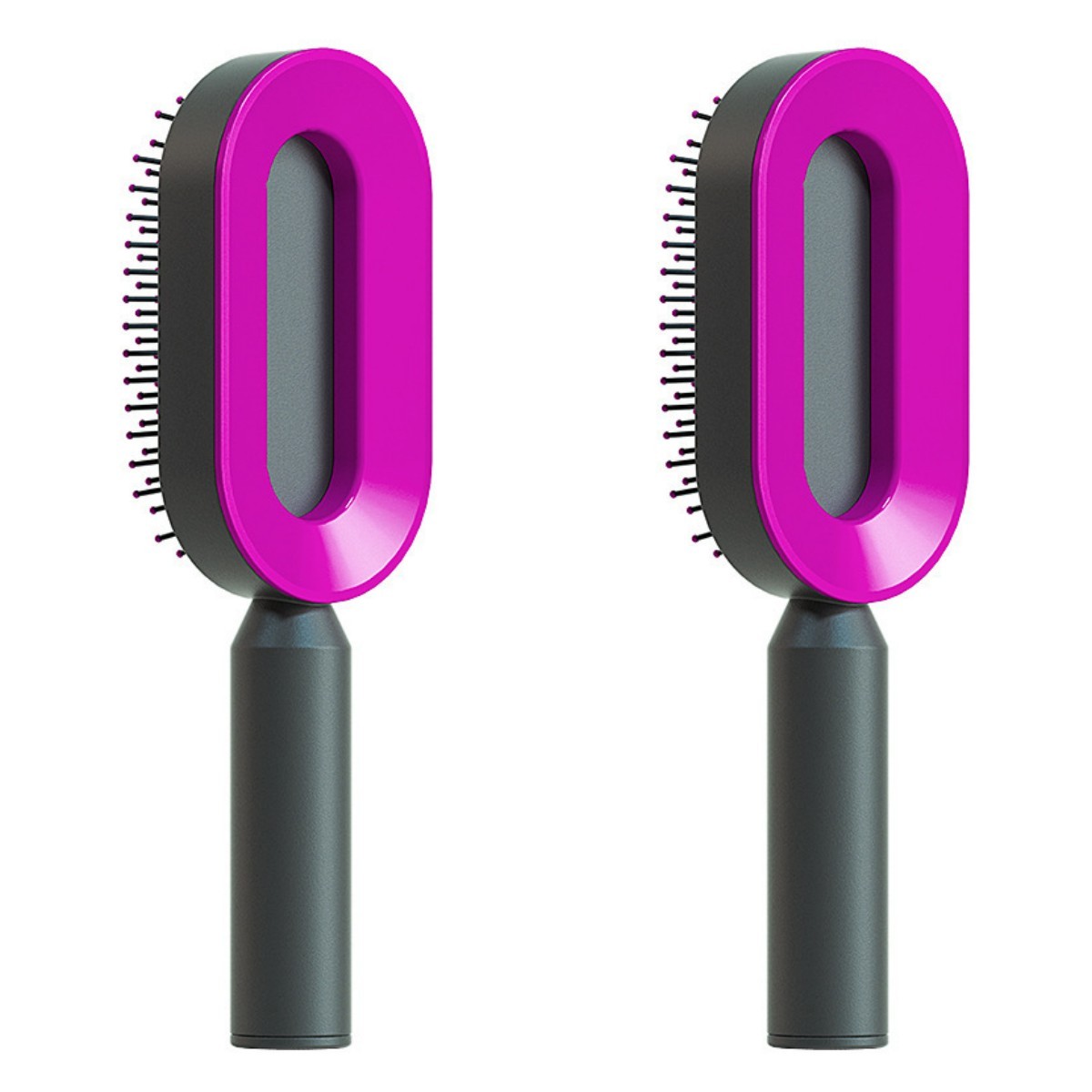 Self Cleaning Hair Brush For Women One-key Cleaning Hair Loss Airbag Massage Scalp Comb Anti-Static Hairbrush - Daily Best Choice