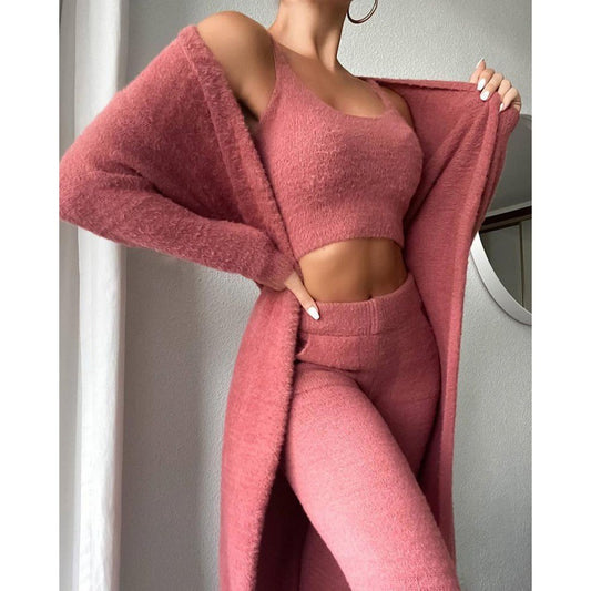 Cozy 3-Piece Pajama Set for Women - Daily Best Choice